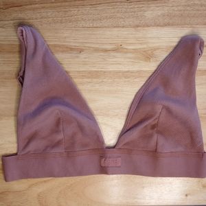 Skims Cotton Plunge Bralette